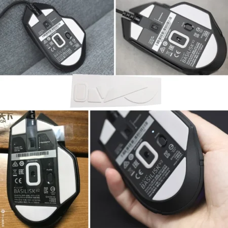 Professional Mouse Skates Easy to Install Design for Basilisk V2 Mouse Feet/Skates Replacement H8WD